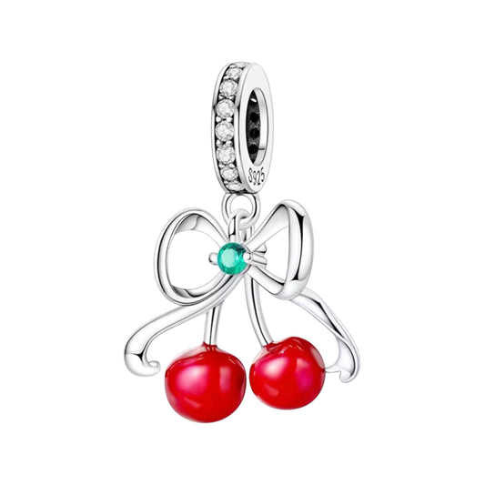 Cherry Bow Charm