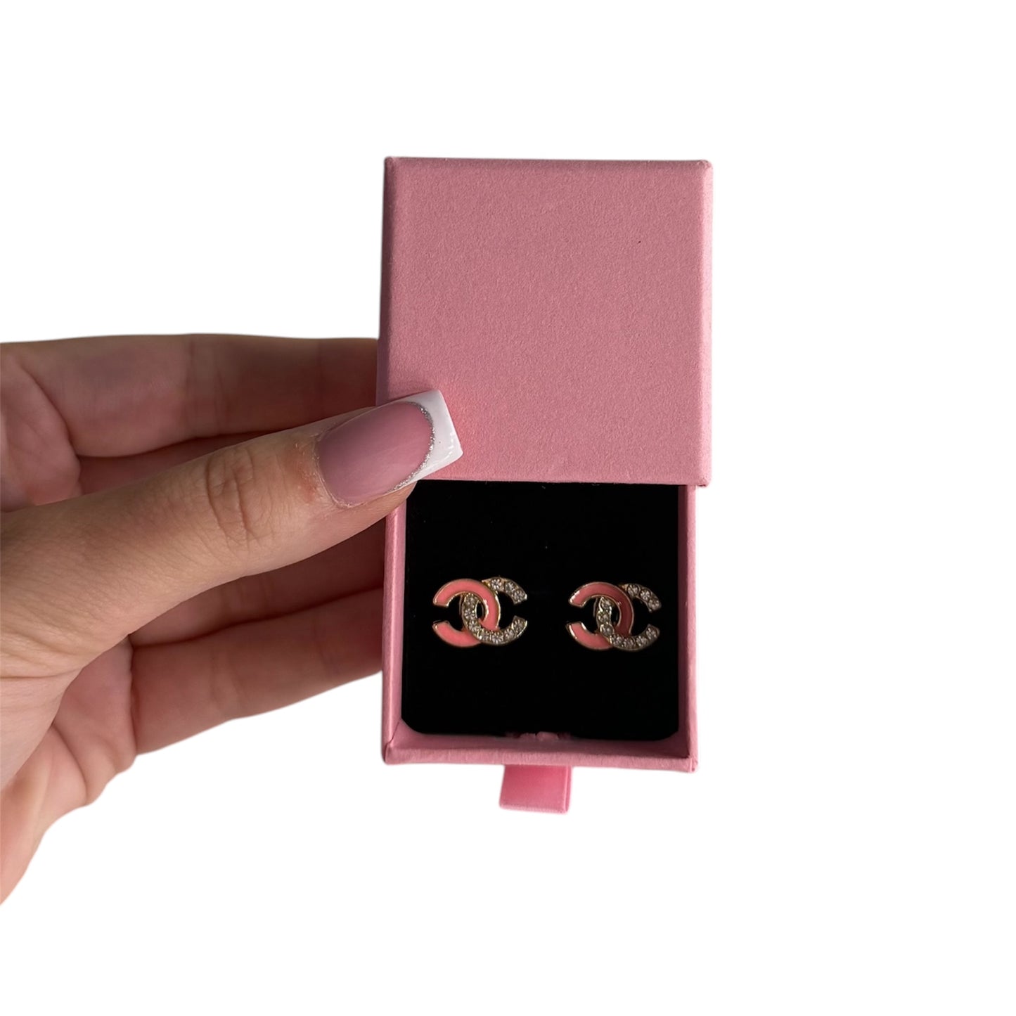 The Pink & Gold “Cassie” Earrings