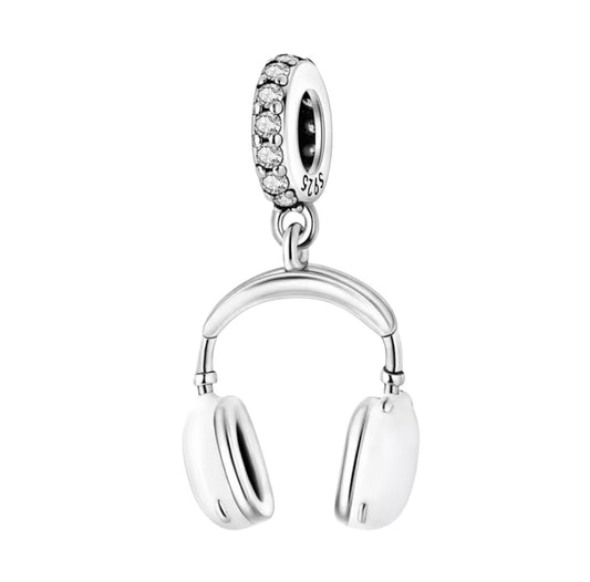 White headphone charm (PRE-ORDER)