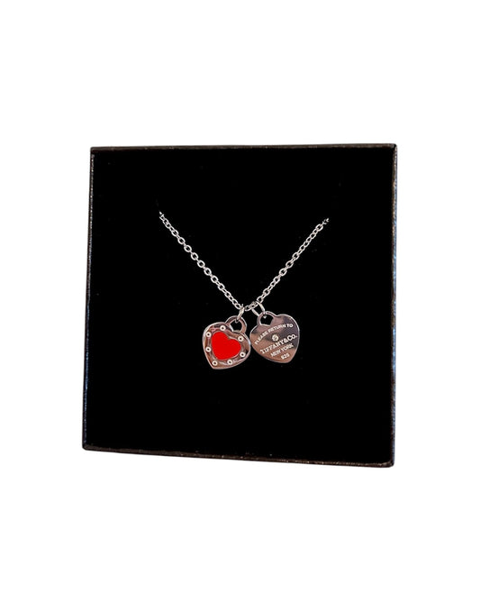 T red stud necklace