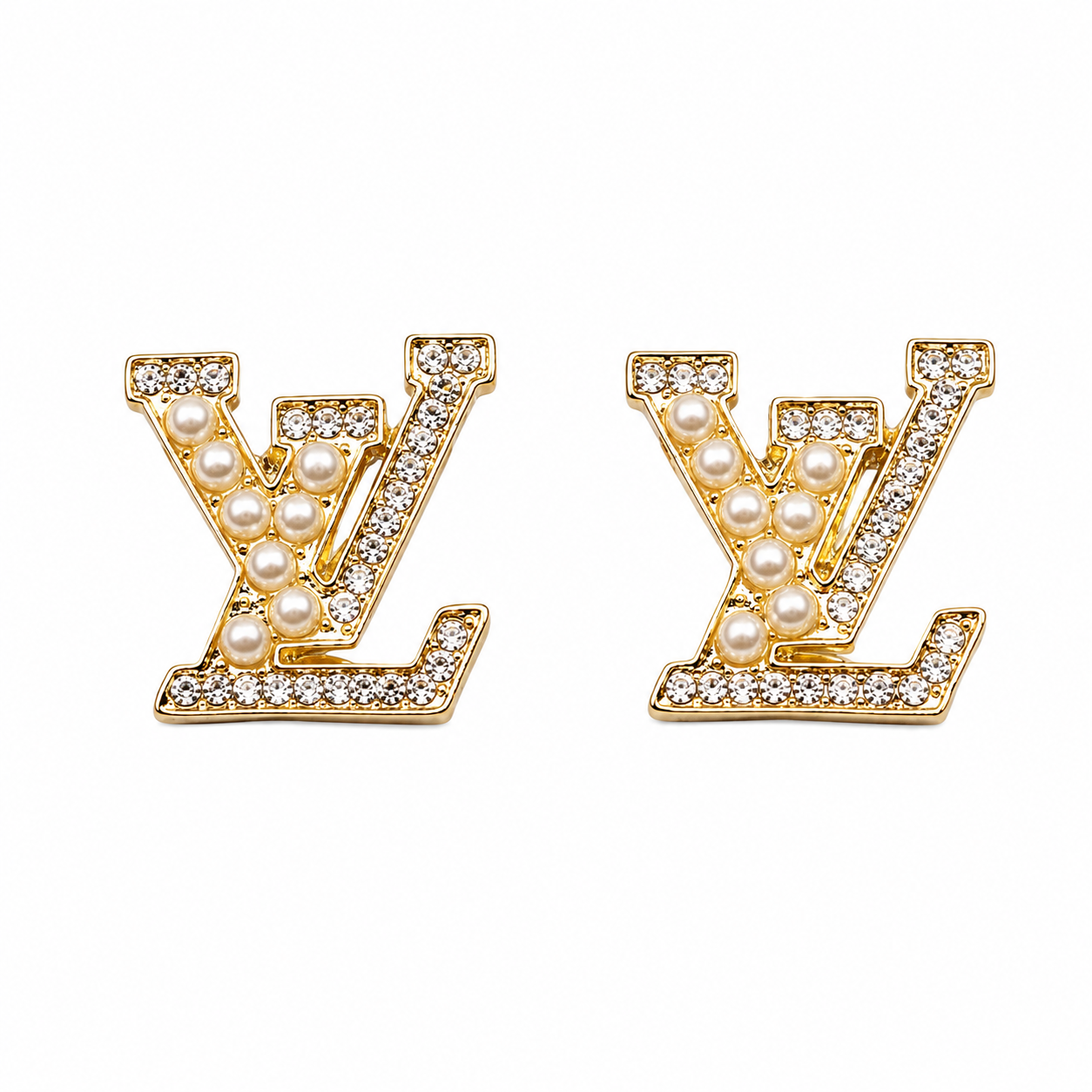 The Gold Pearl “Louise” Earrings