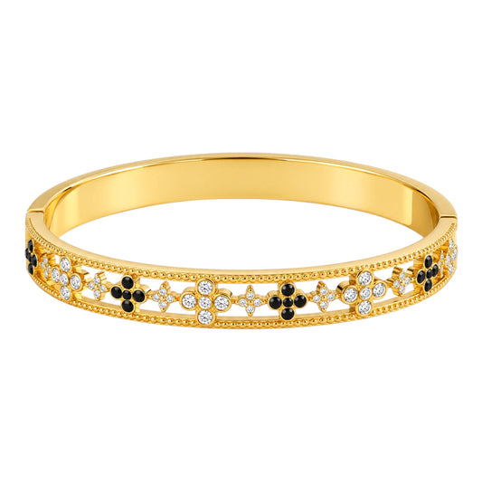 The Gold & Black “Eloise” Bangle