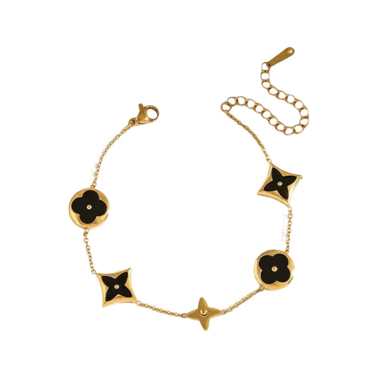 Black Blossom Luxe Bracelet