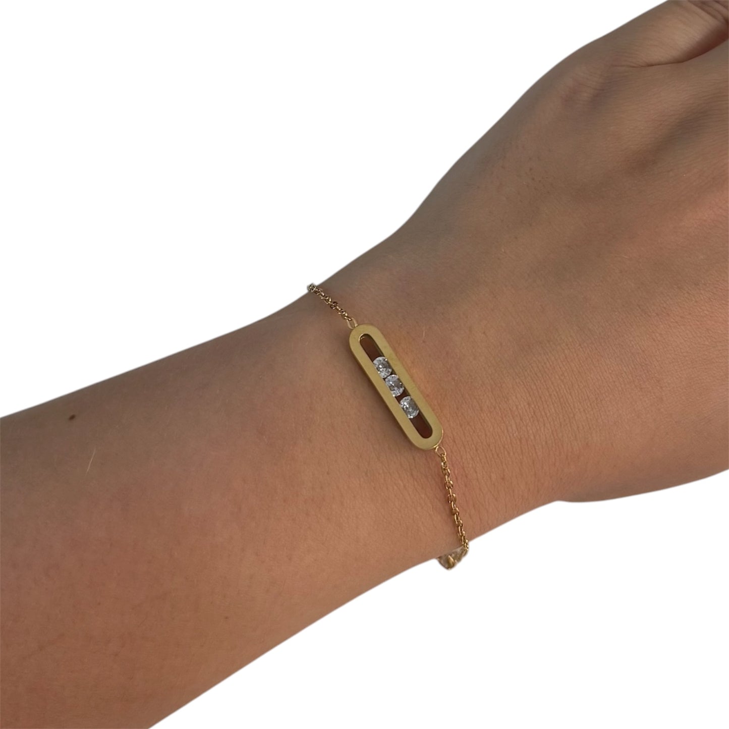 The Gold Crystal “Maddie” Bracelet