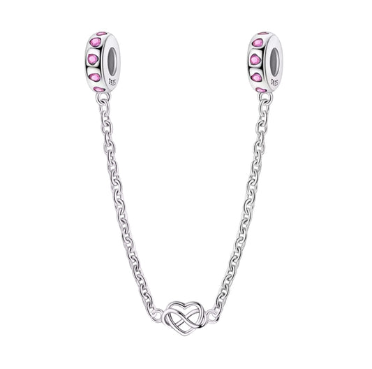 Infinity heart safety chain (PRE-ORDER)
