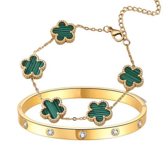Gold/Green clover stack (PRE-ORDER)