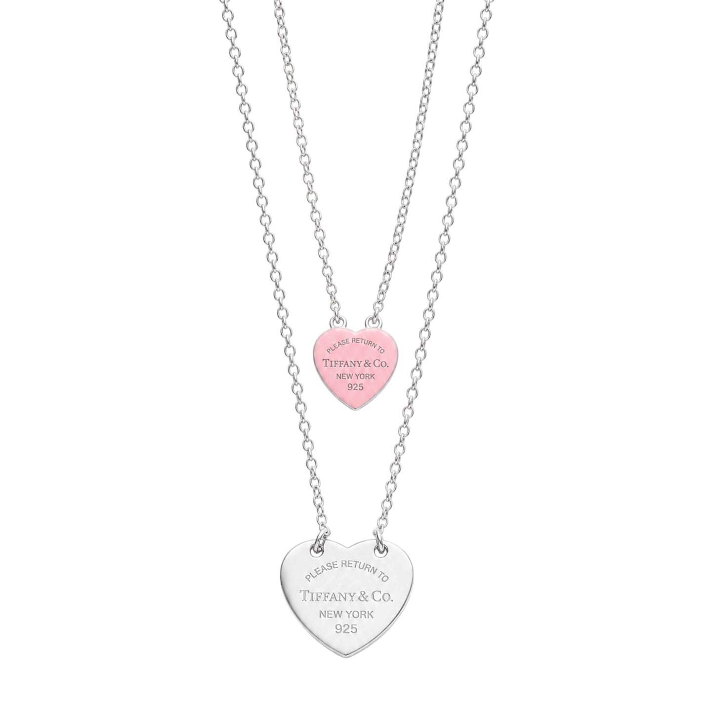 The Blush & Silver Heart “Talia” Necklace