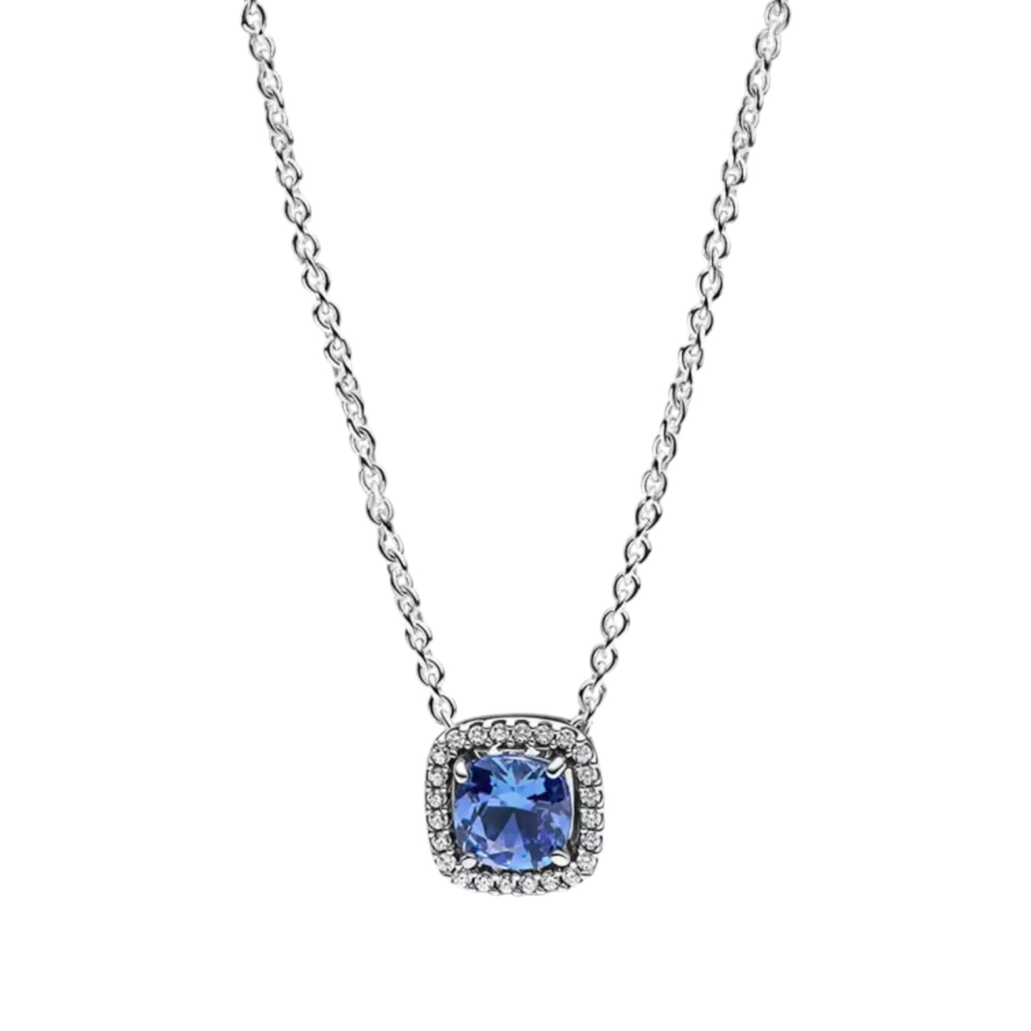 Sapphire Square Necklace (PRE-ORDER)