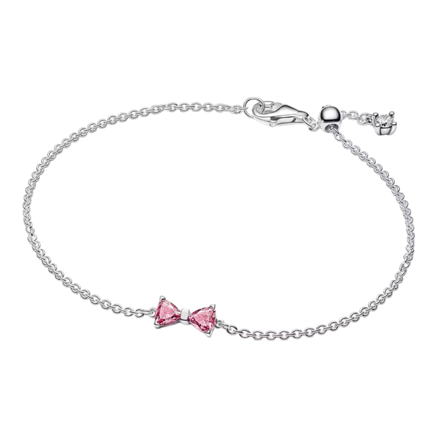 Sparkle Pink Bow Bracelet