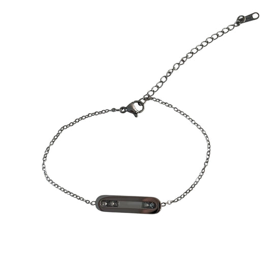 The Silver Crystal “Maddie” Bracelet