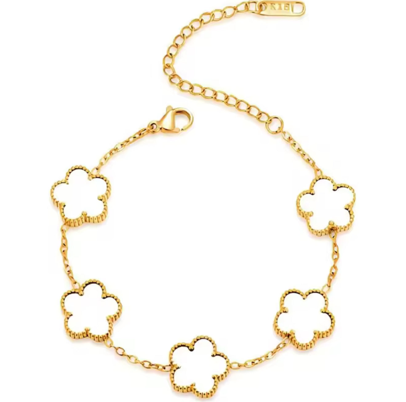 Gold snow clover bracelet (PRE-ORDER)