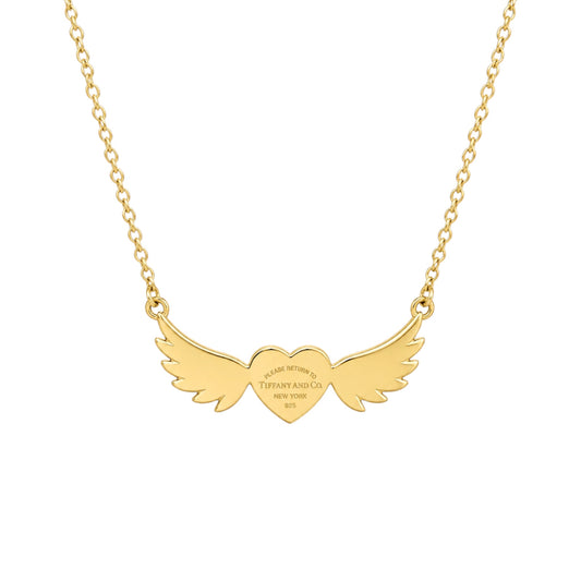 The Gold Angel Wings “Talia” Necklace