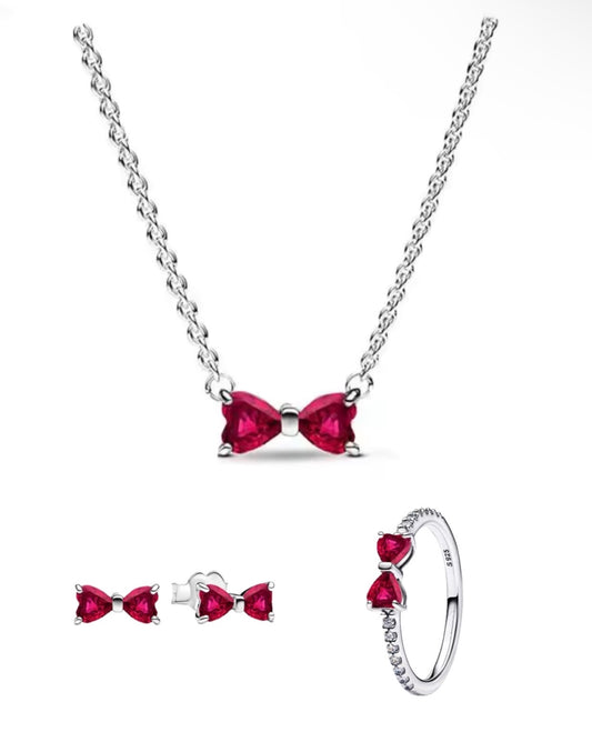 Red bow set (PRE-ORDER)