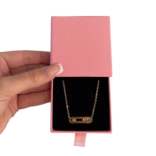 The Gold Crystal “Maddie” Necklace