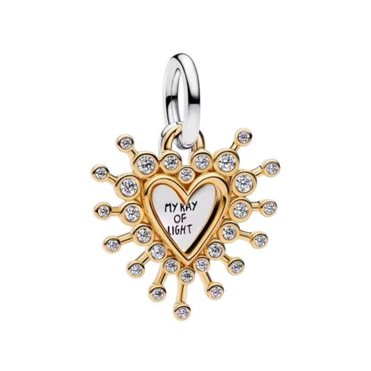 Radiant Heart Charm