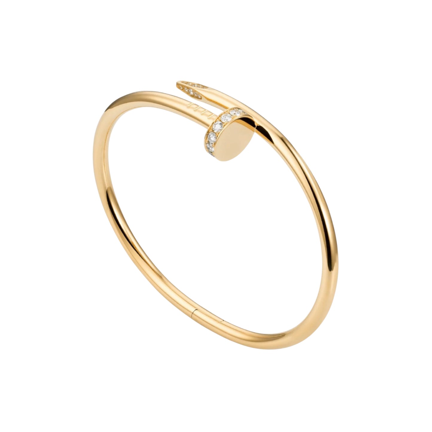 The Gold “Camilla” Diamond Top Bangle