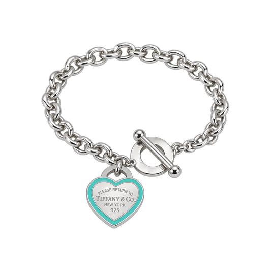 The Turquoise Heart Lock “Talia” Bracelet