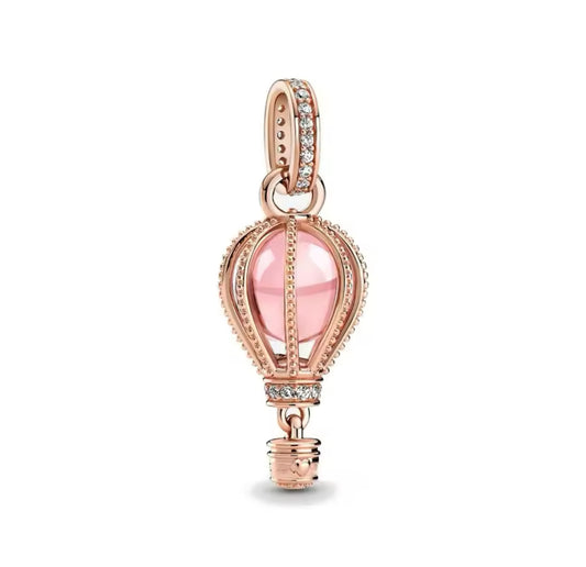 Rose gold hot air balloon charm (PRE-ORDER)