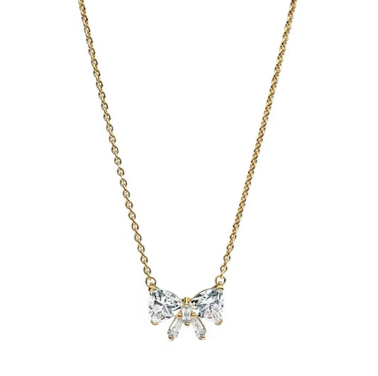 Gold bow necklace (PRE-ORDER)