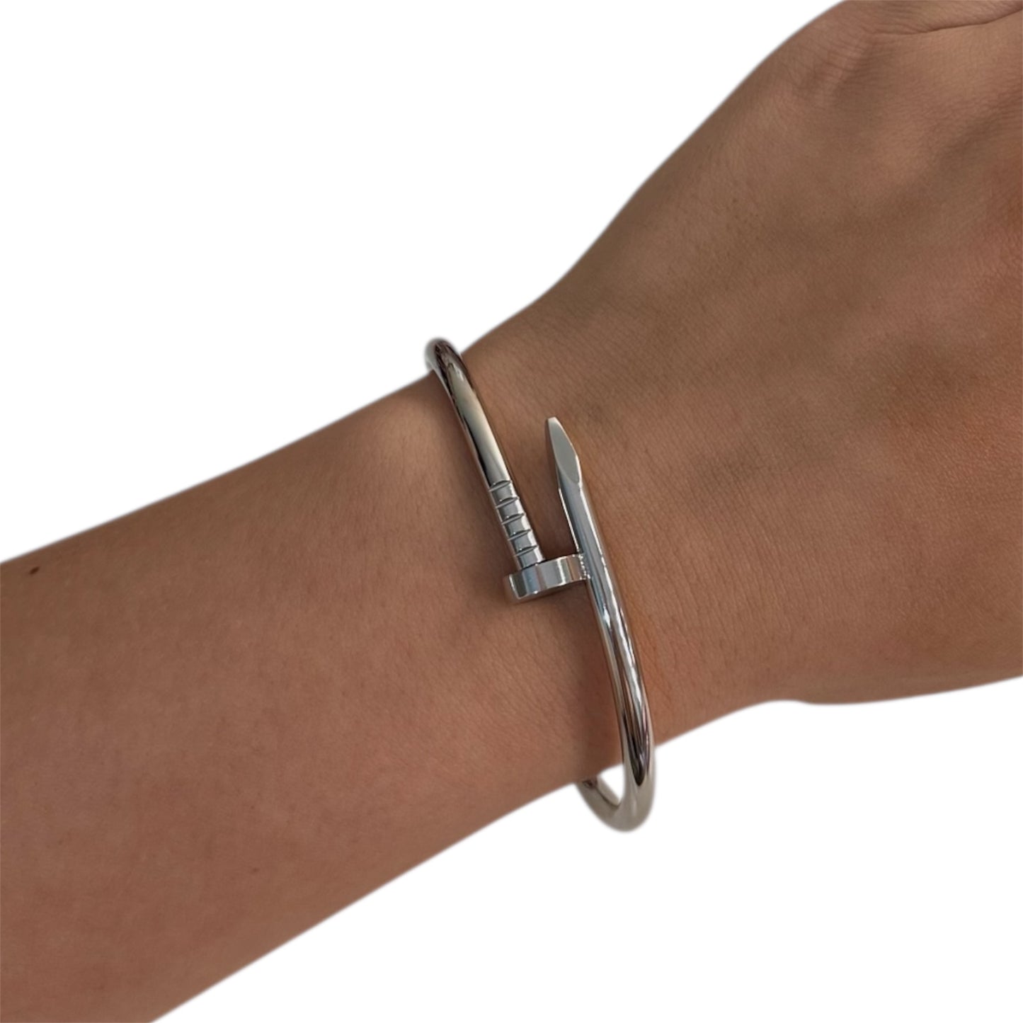 The Silver “Camilla” Nail Bangle