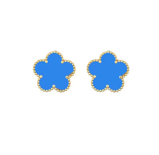 Gold Skye clover earrings (PRE-ORDER)