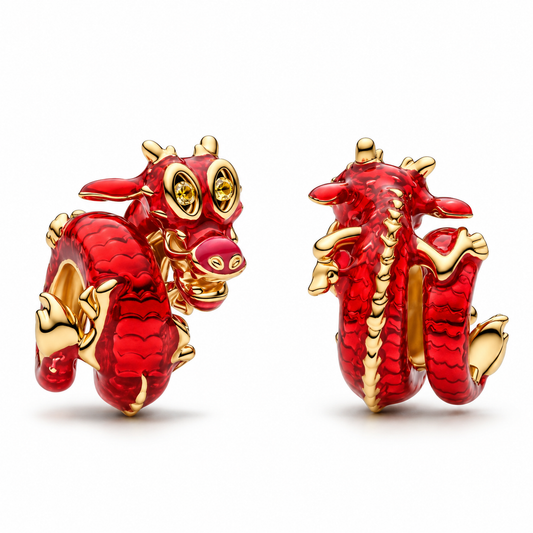 The Gold “Chinese Dragon” Charm