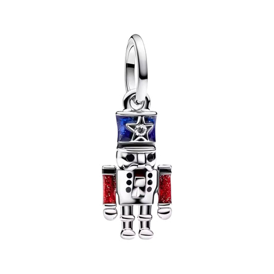 Silver Nutcracker Charm