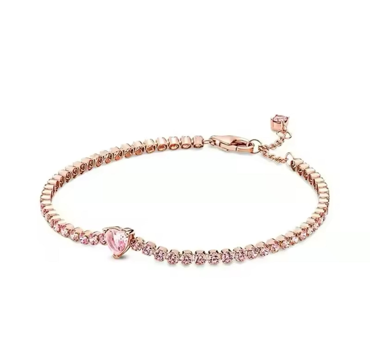 Heart tennis bracelet (PRE-ORDER)