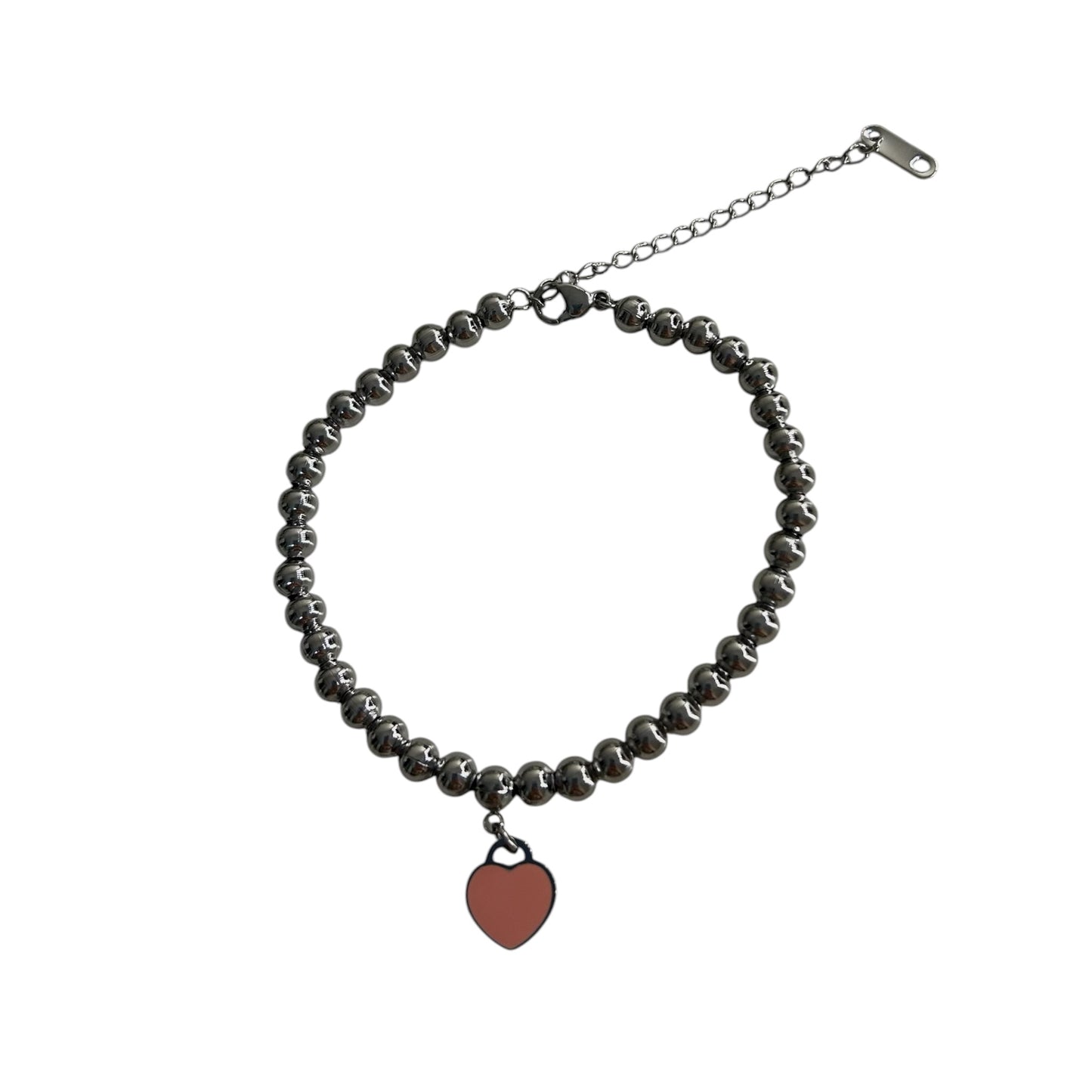 T Pink heart bubble bracelet