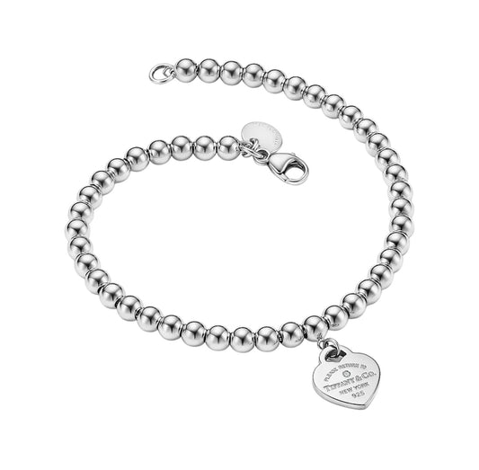 T diamond heart bracelet