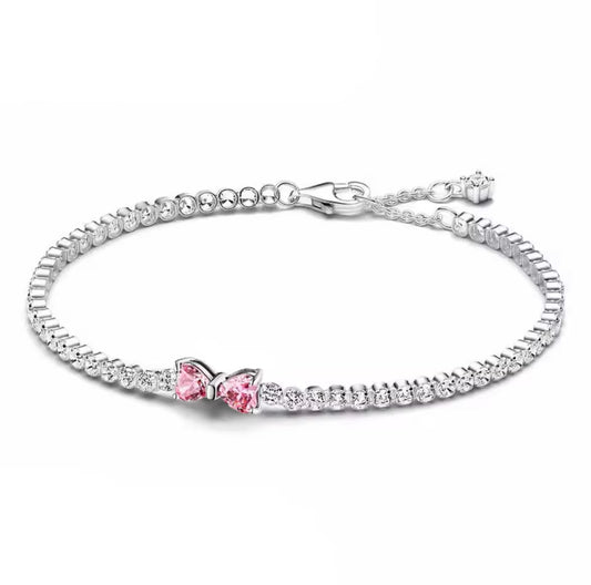 Bow tennis bracelet (PRE-ORDER)