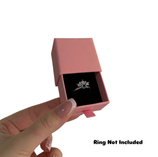 Blush Pink Ring Box