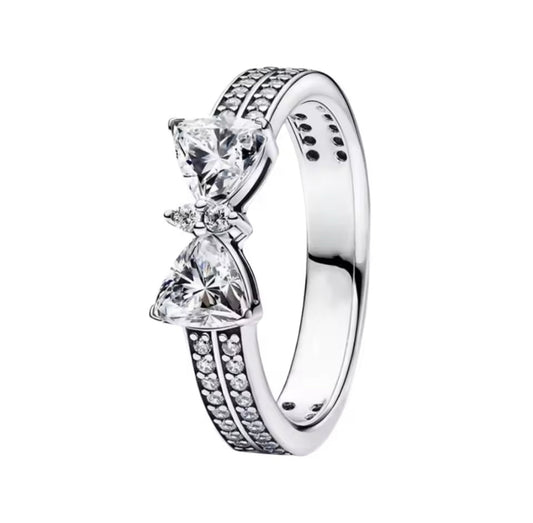 Silver Butterfly Bow Ring (PRE-ORDER)