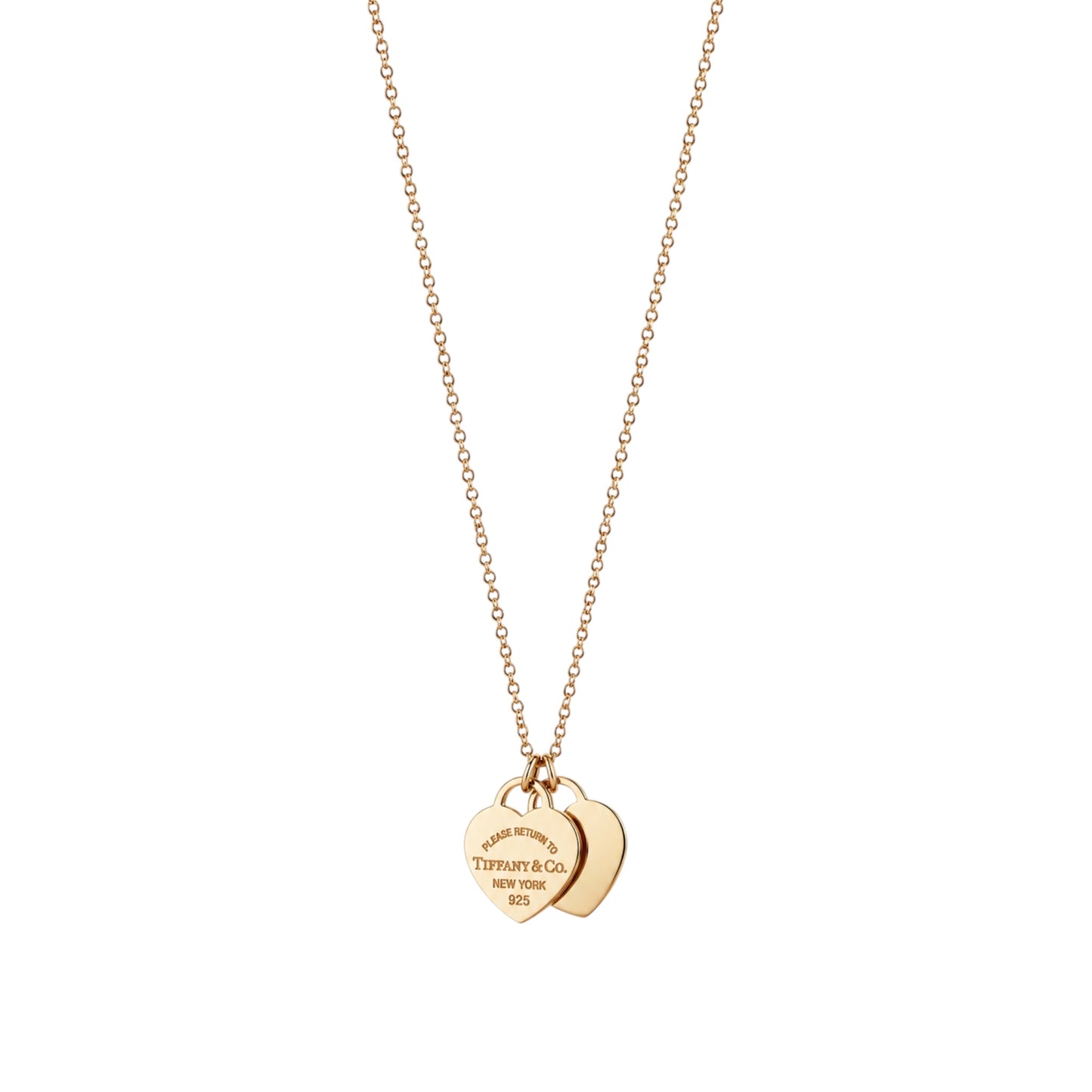 The Gold Double Heart “Talia” Necklace