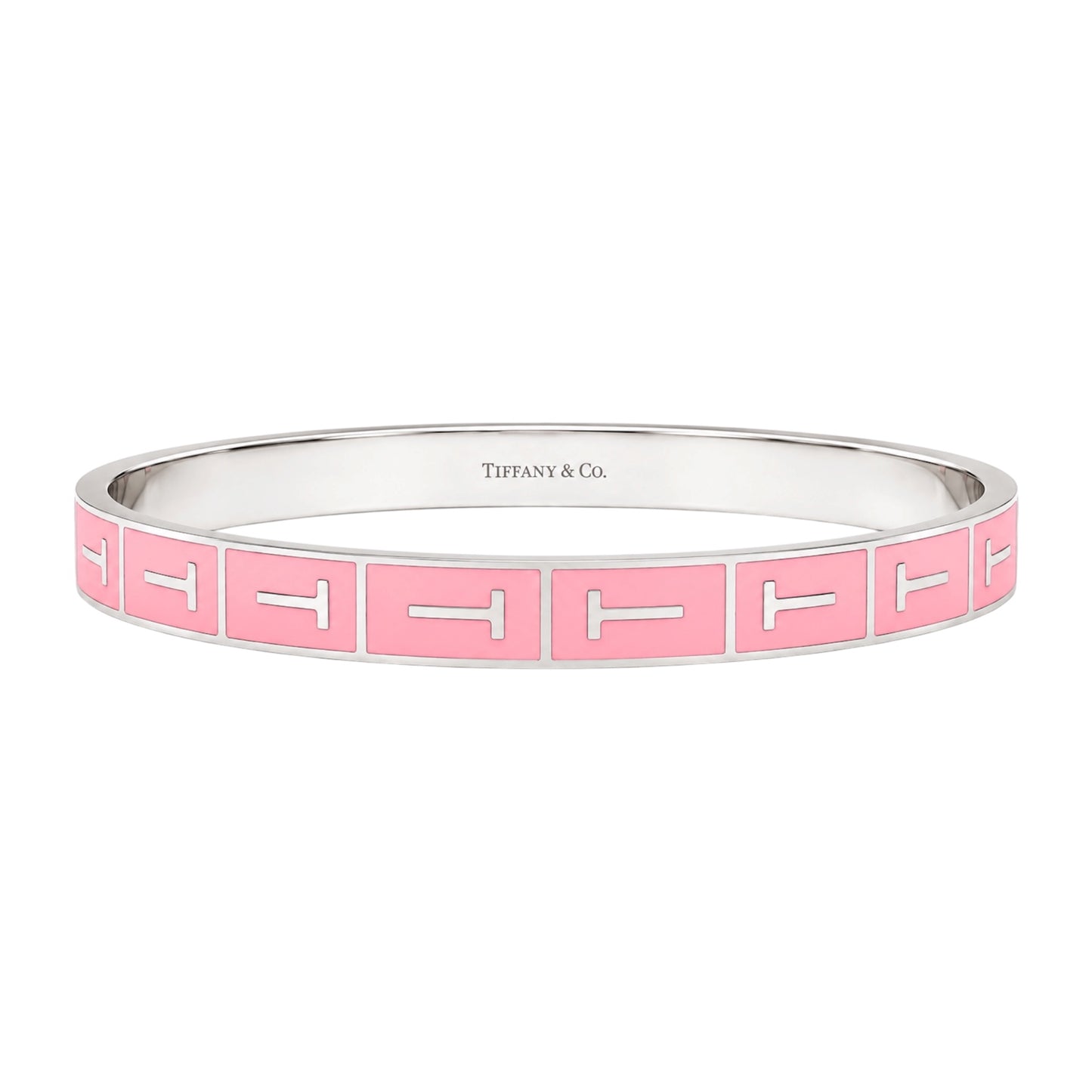 The “Talia” Pink Strip Bangle