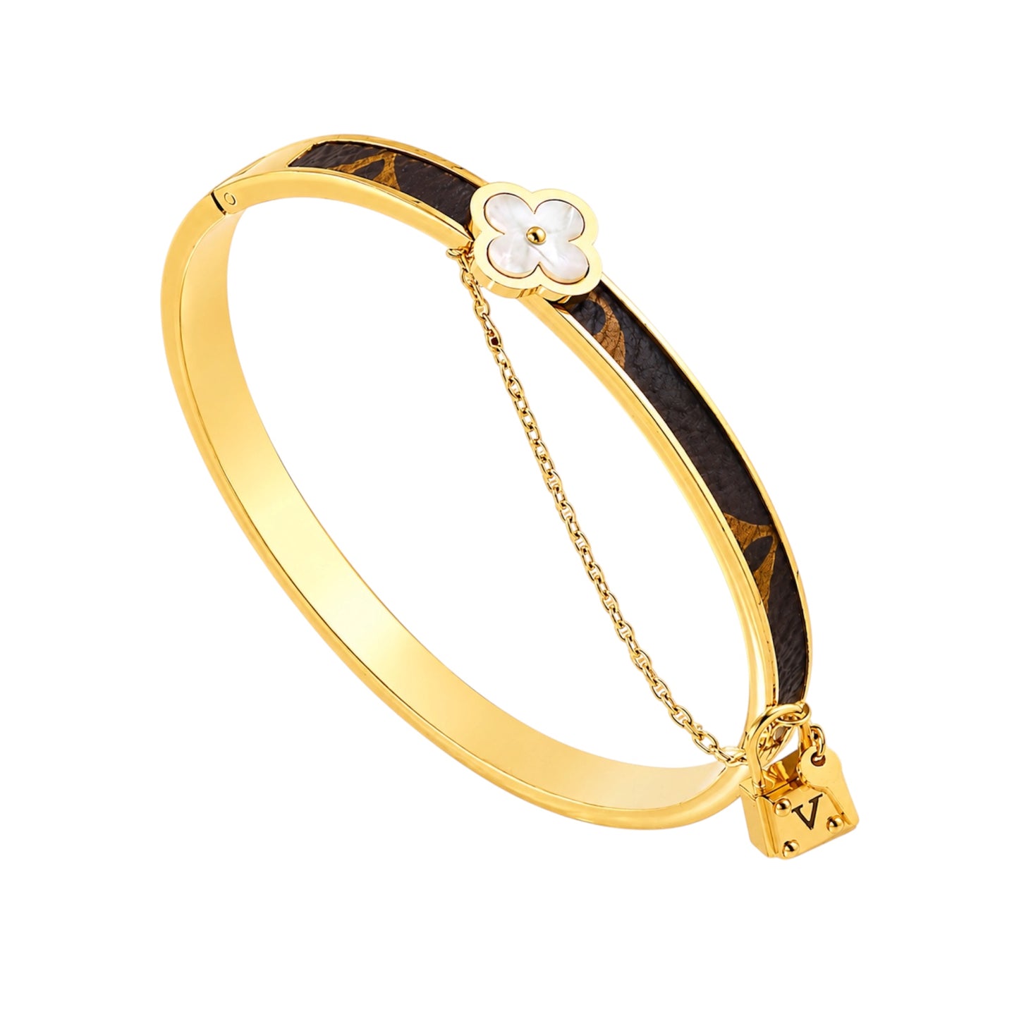 The “Celeste Chain” Clover Bangle