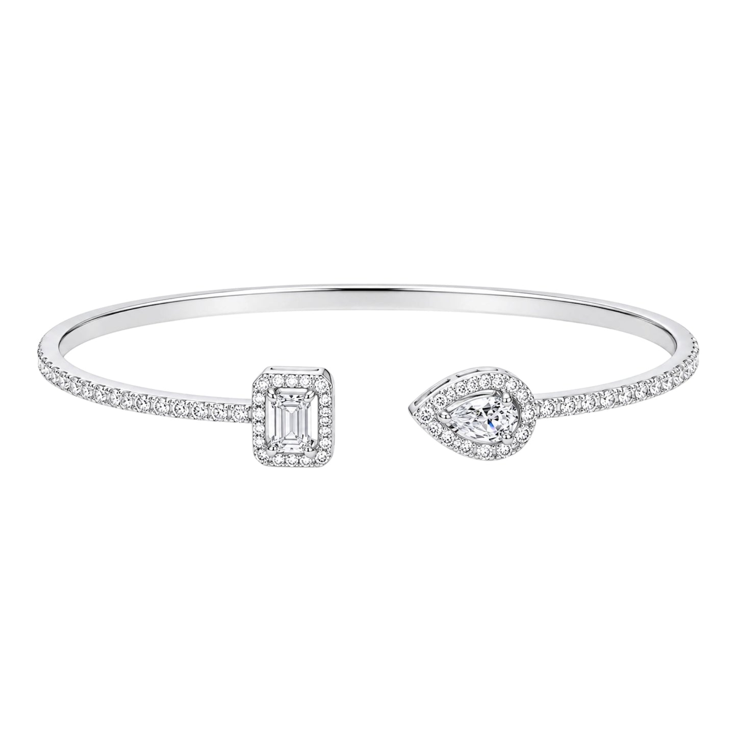 The Silver “Teardrop” Bangle