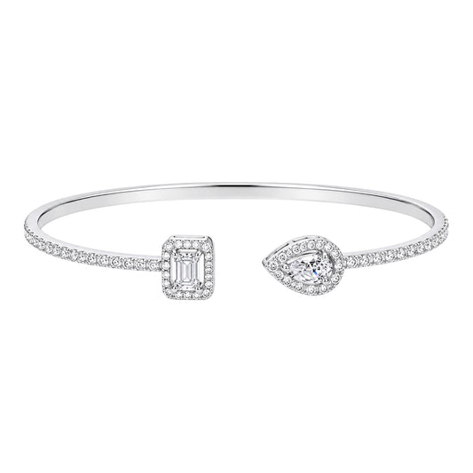 The Silver “Teardrop” Bangle