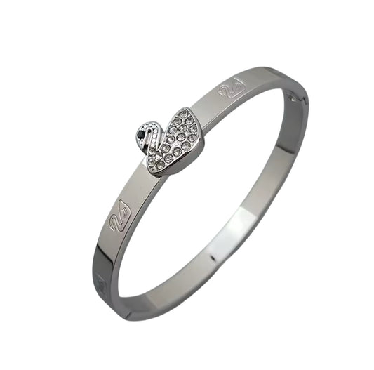 Silver Swan Lake bangle (PRE-ORDER)