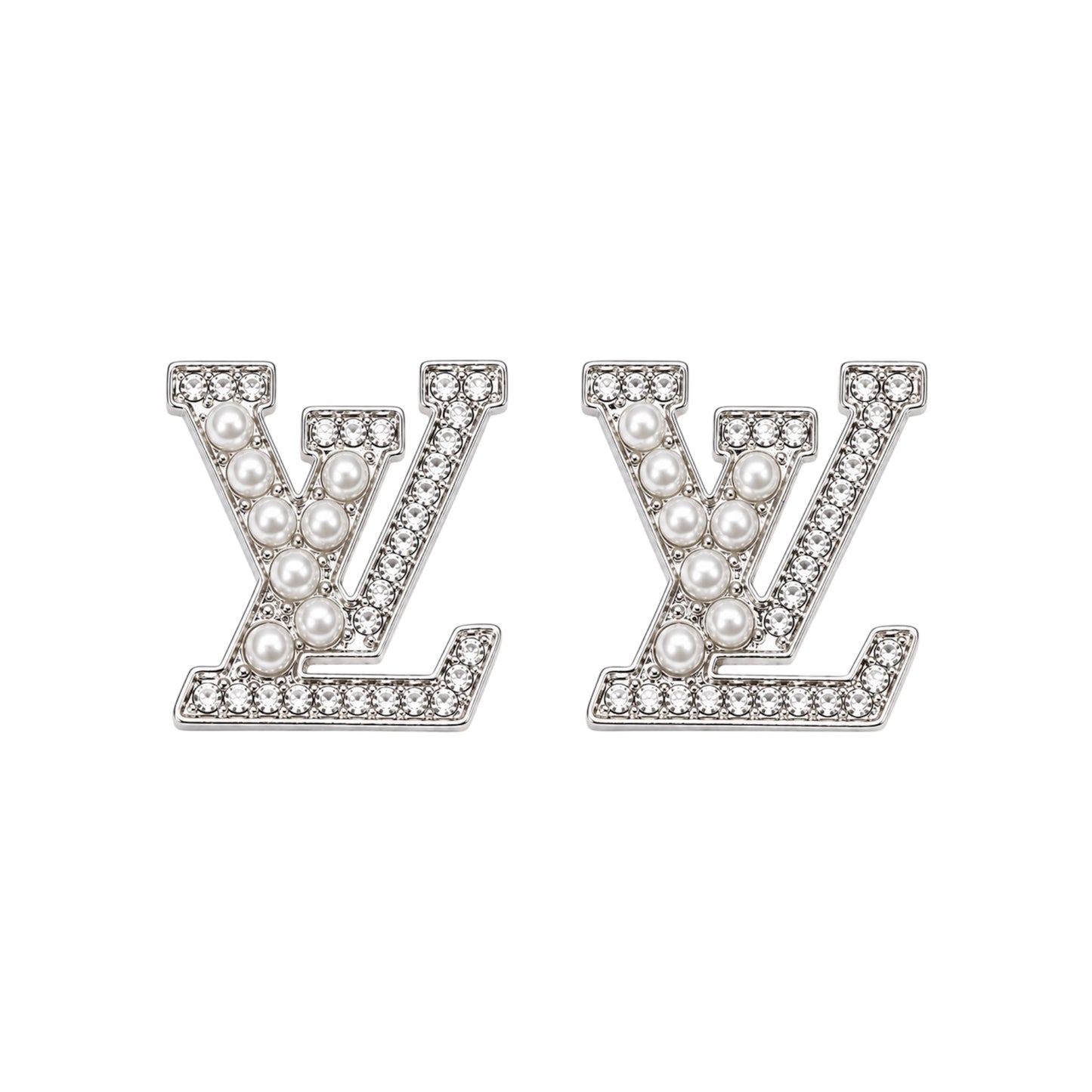 The Silver Pearl “Louise” Earrings