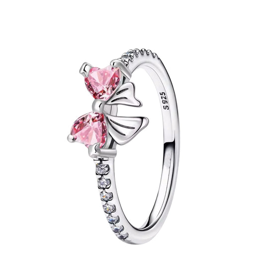 Pink dangle bow ring (PRE-ORDER)