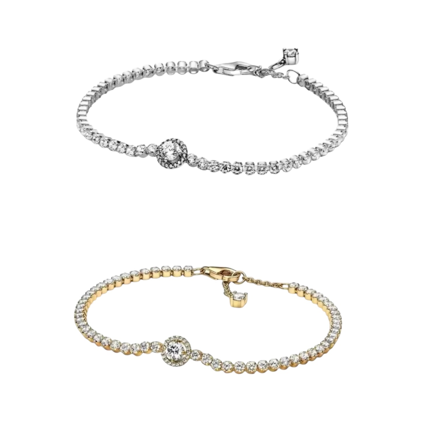 Circle diamond tennis bracelet (PRE-ORDER)