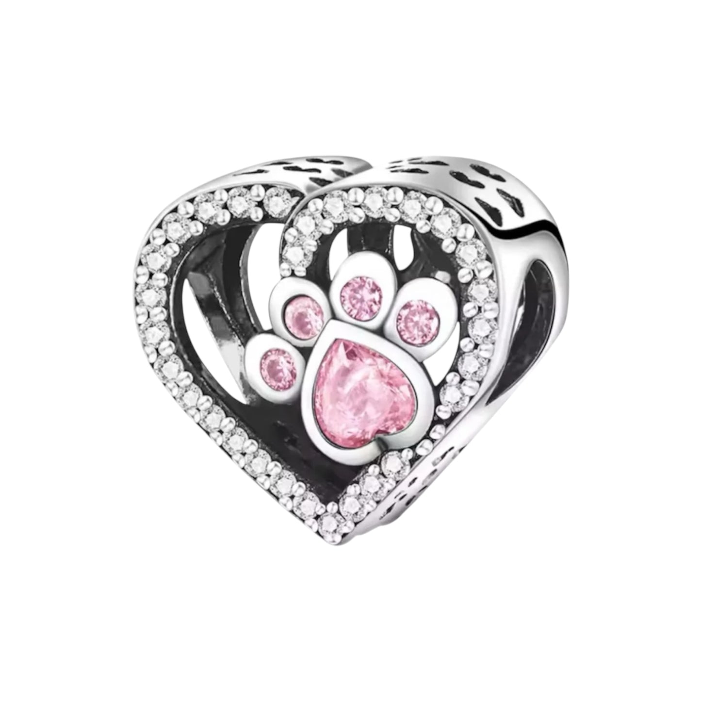 Diamond heart paw print (PRE-ORDER)
