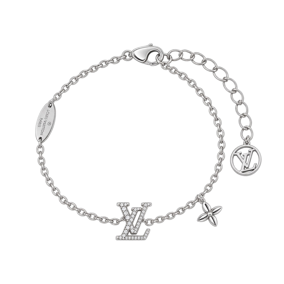 The Silver Diamond “Louise” Bracelet