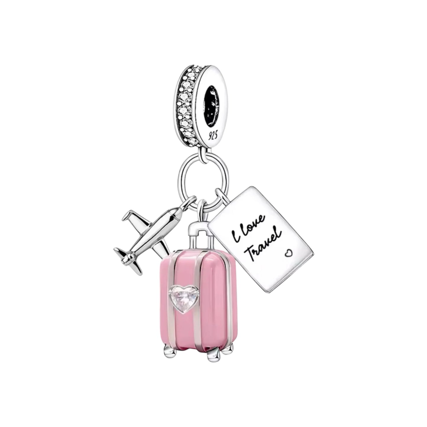 I love travel charm