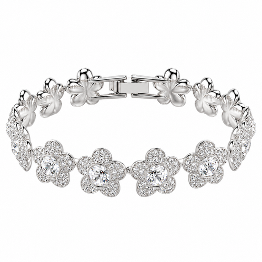 The Diamond Flower “Ariana” Bracelet
