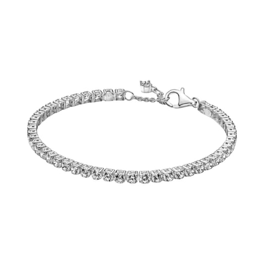 Plain Silver Diamond tennis bracelet (PRE-ORDER)