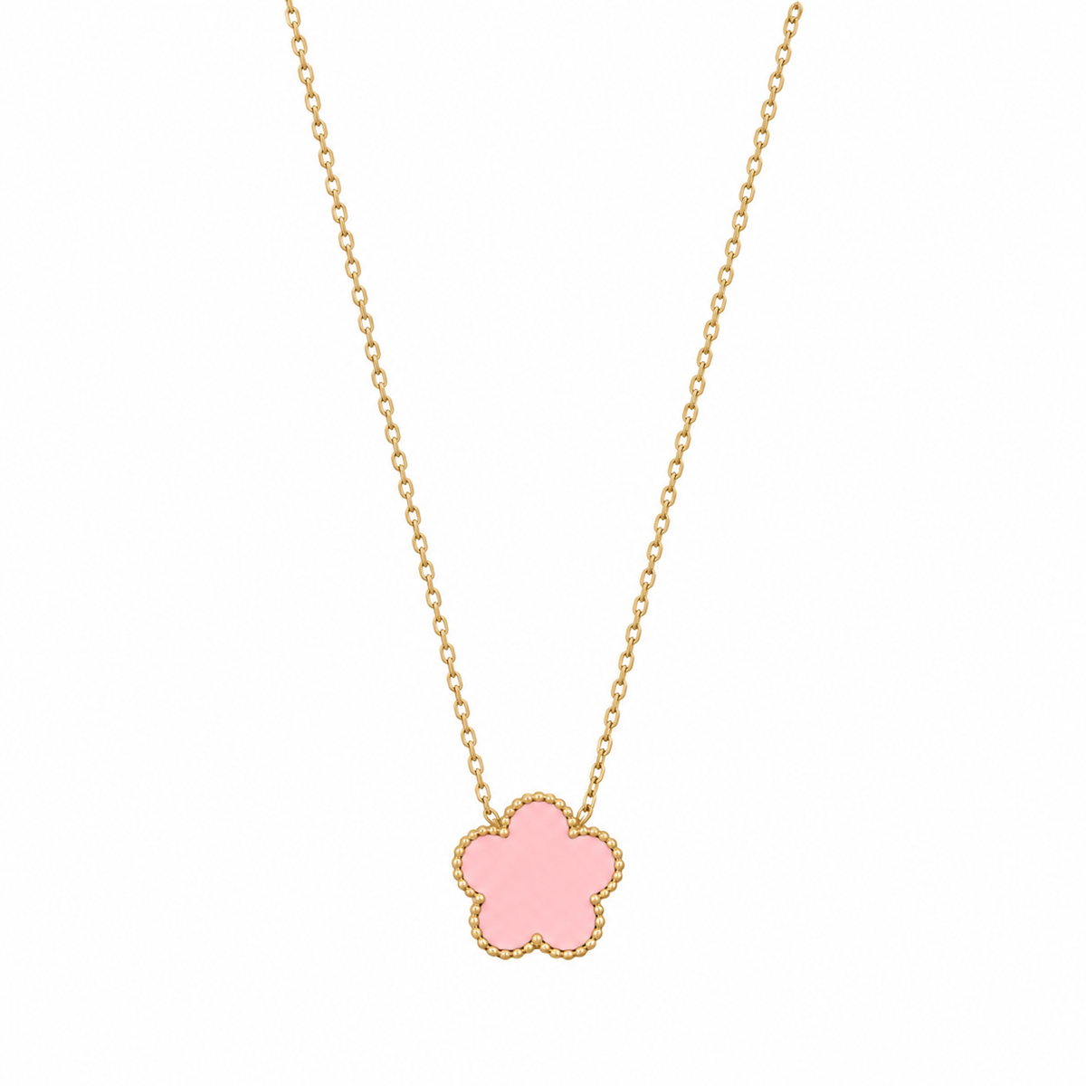 The Gold “Rosá” Clover Necklace