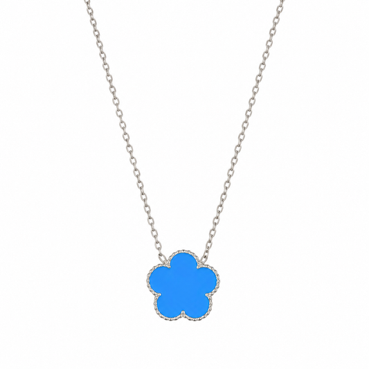 The Silver “Skye” Clover Necklace