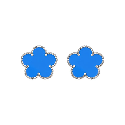 The Silver “Skye” Clover Earrings